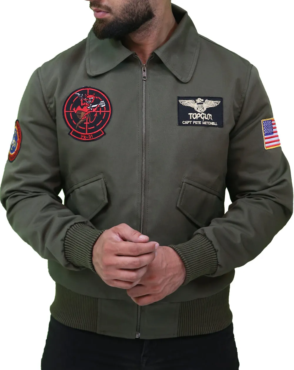 Top Gun 2 Tom Cruise Maverick Bomber Jacket