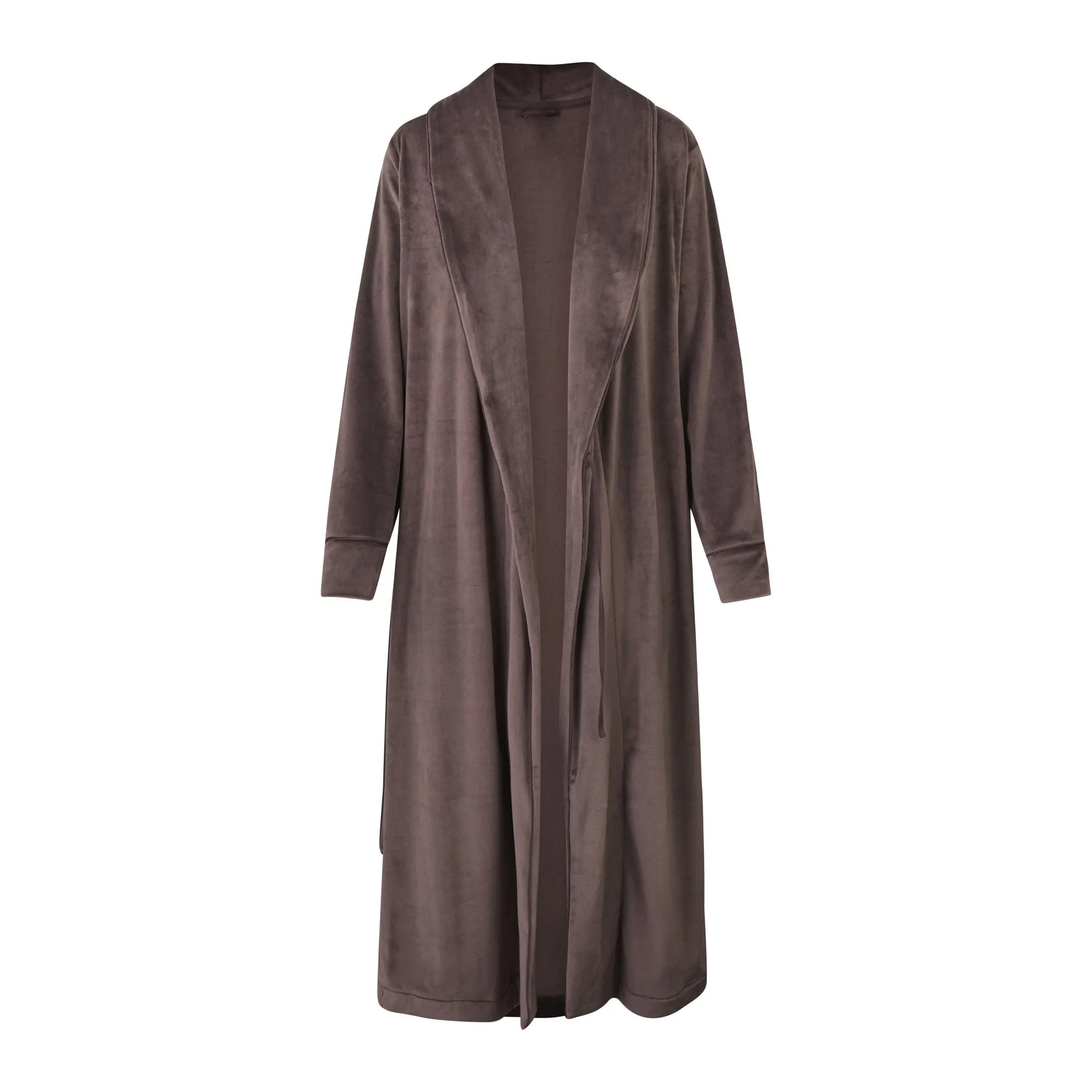 VELOUR LONG ROBE | AMETHYST