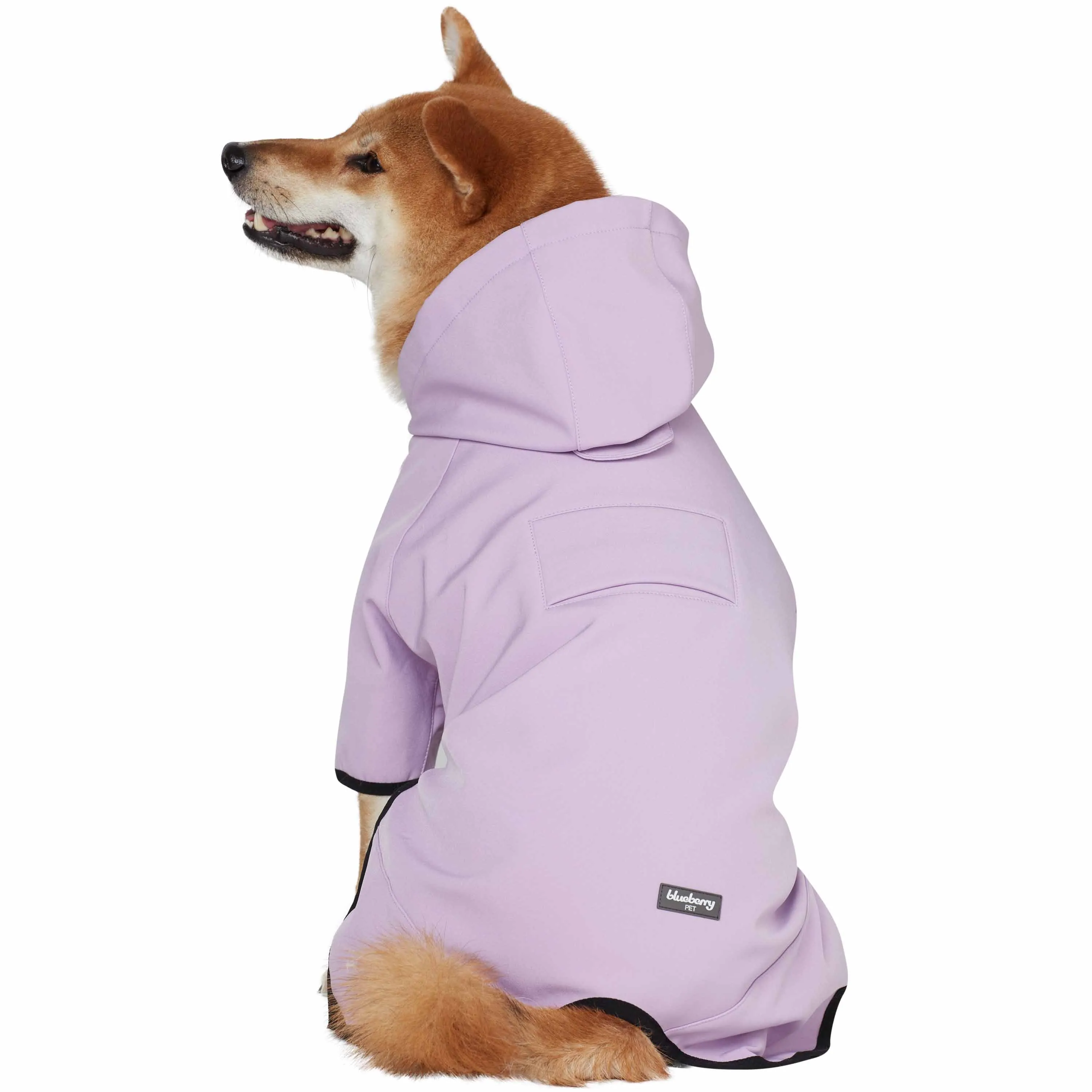 Waterproof Dog Softshell Jacket, Hooded Raincoat and Windbreakers