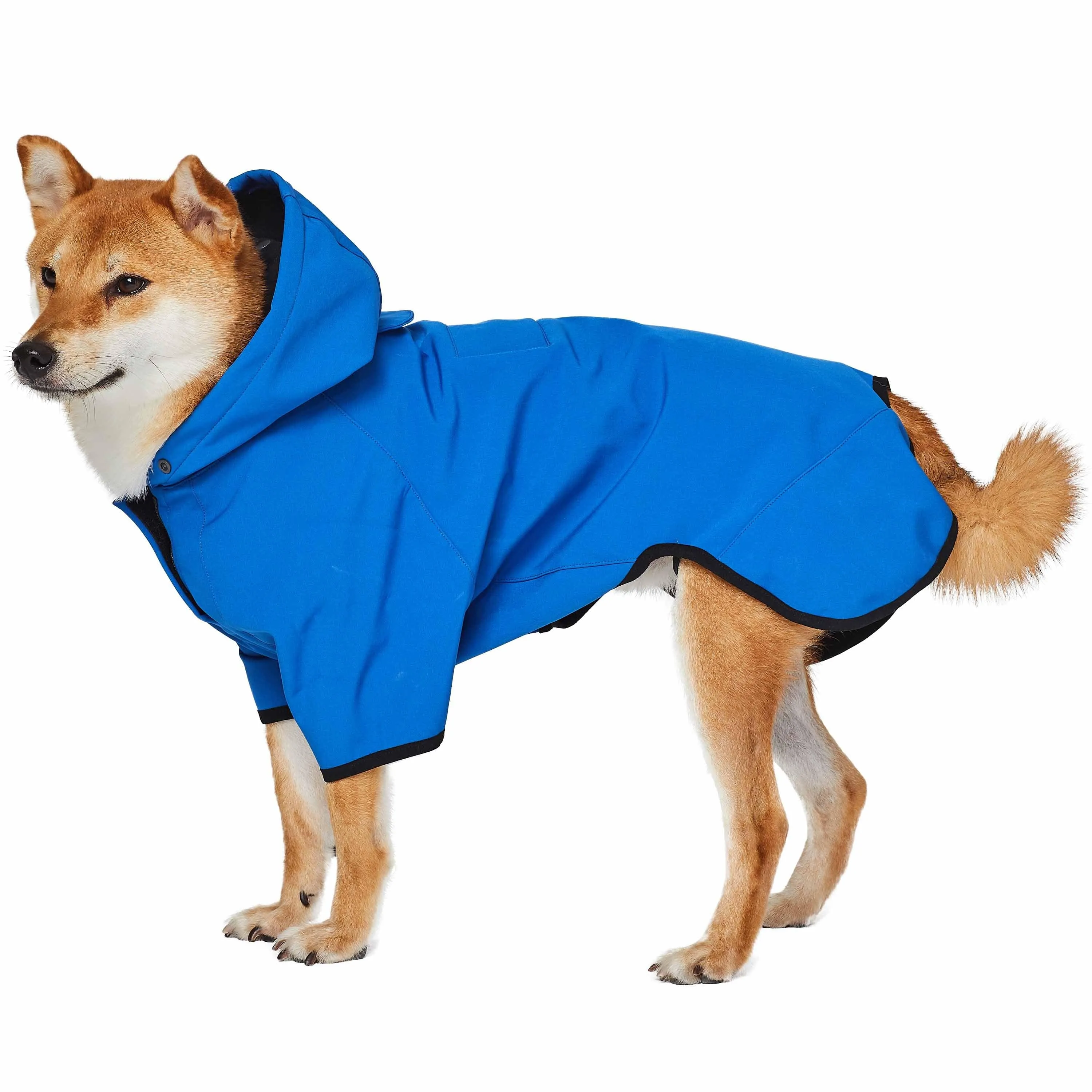 Waterproof Dog Softshell Jacket, Hooded Raincoat and Windbreakers