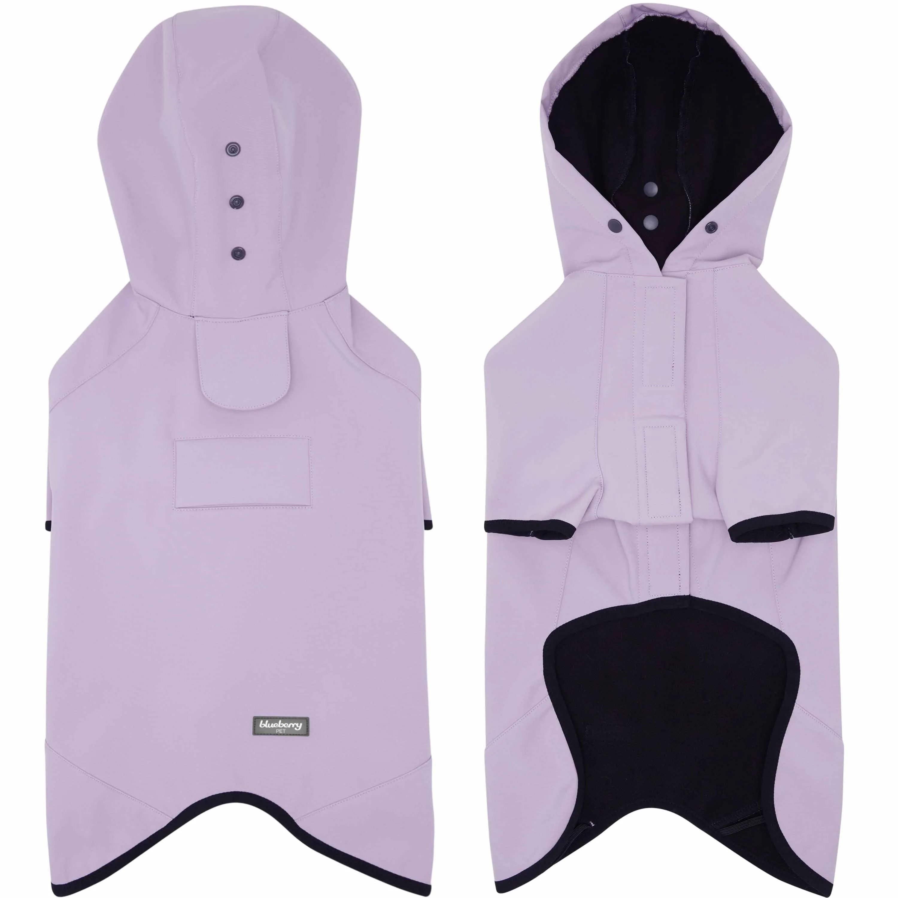 Waterproof Dog Softshell Jacket, Hooded Raincoat and Windbreakers