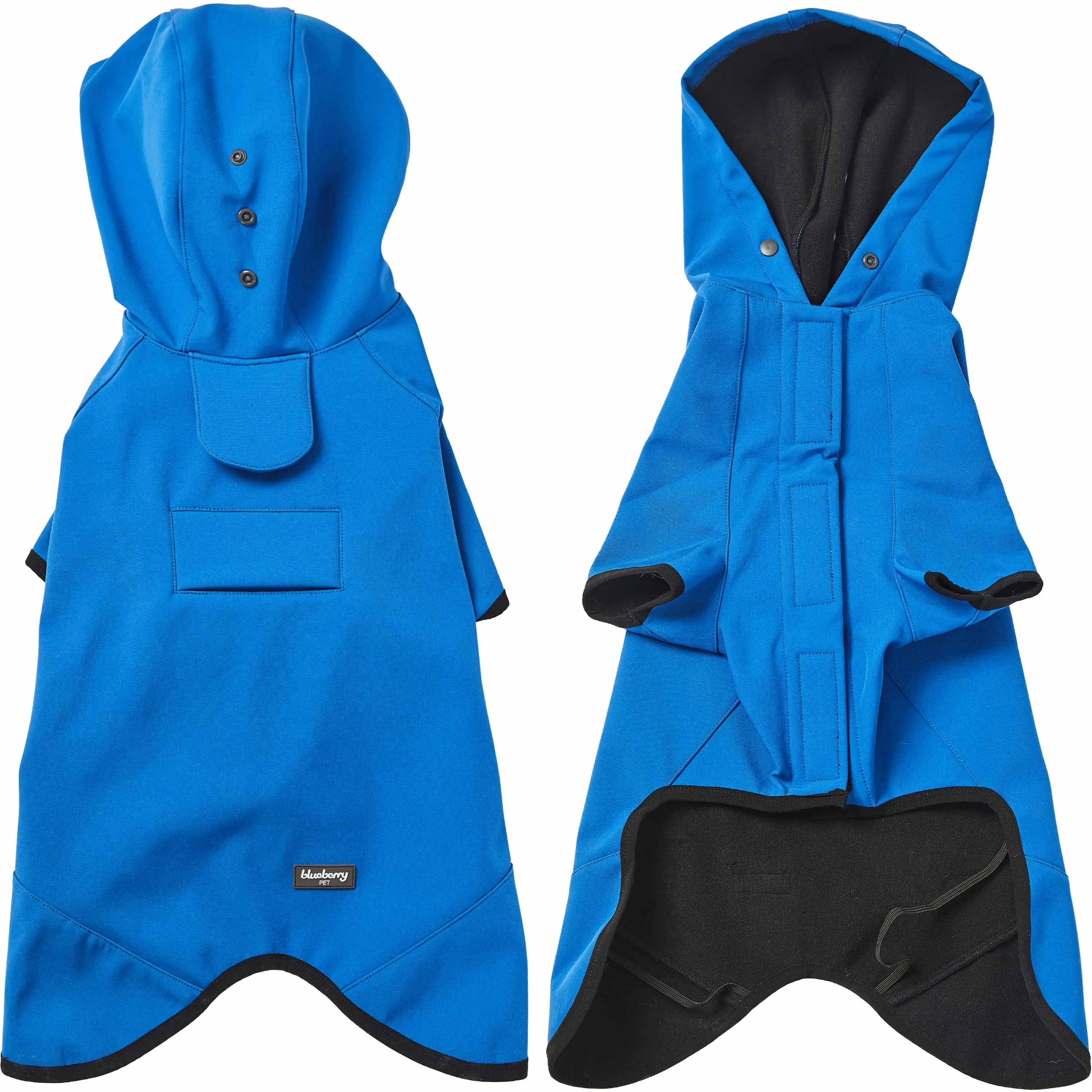 Waterproof Dog Softshell Jacket, Hooded Raincoat and Windbreakers