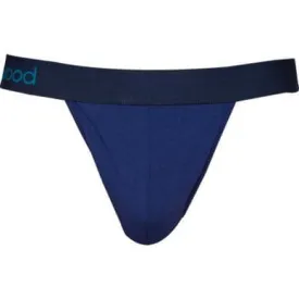 Wood Men's Soft Modal Cotton Blend Thong Deep Space Blue