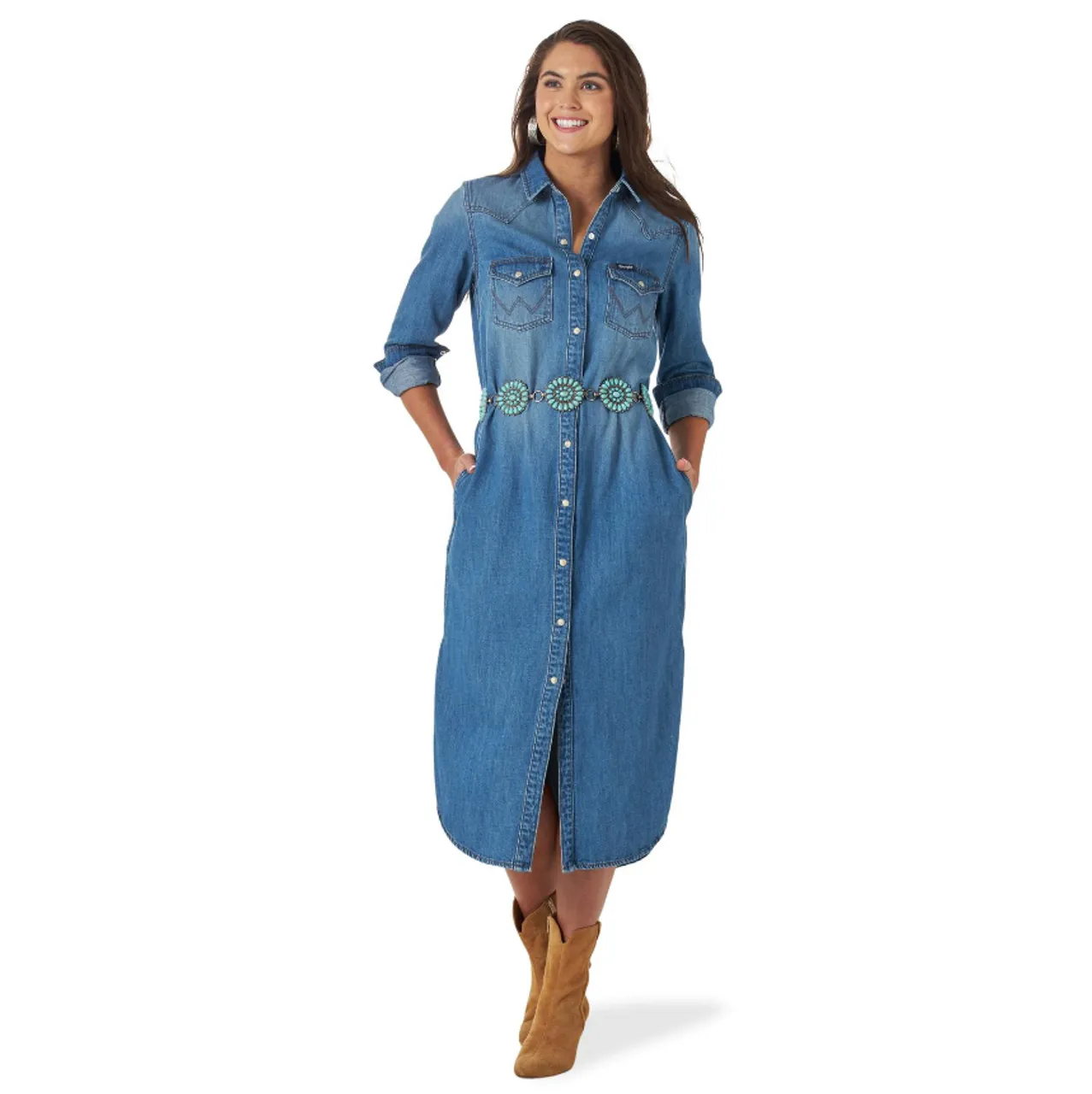 Wrangler Women's Retro Americana Denim Dress